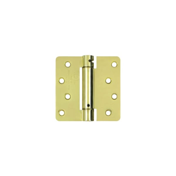 DSH4R43 Spring Hinge Polished Brass, 10PK